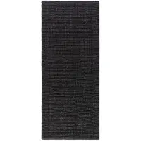 Hanse Home Handgeweven Jute Vloerkleed - Zwart 80 x 200 cm