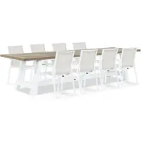 Lifestyle Garden Furniture Lifestyle Fiora/Florence 330 cm dining tuinset 9-delig