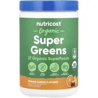 Nutricost , Biologische Super Groene, Orange Zonsopgang, 12,2 oz (342 g)
