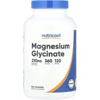Nutricost , Magnesium Glycinaat, 360 Capsules (70 mg per Capsule)