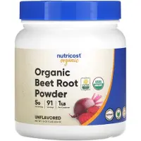 Nutricost , Organische Beetwortelpoeder, ongezoet, 16 oz (454 g)