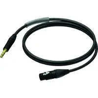 Procab / Neutrik PRA723 XLR (v) - 6,35mm Jack stereo (m) audiokabel - 1,5 meter