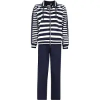Hajo Gestreept dames huispak blauw | Maat 42