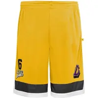 Outerstuff Los Angeles Lakers Lebron James Short Geel | XS