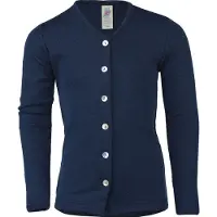 Engel - Kinder Cardigan - Wollen vest 128, blauw