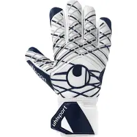 Uhlsport Supersoft HN Keepershandschoenen Wit Donkerblauw Grijs