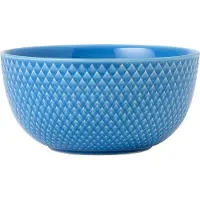 Lyngby Porcelæn Rhombe kom Ø13 cm Blauw