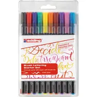 Edding 1340 brushpennen primaire kleuren (10 stuks)