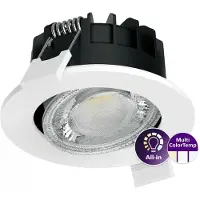 Philips LED Spot Ø68mm | 6W 2700K/4000K 550Lm IP65 | Dimbaar | Ledinaire Spot