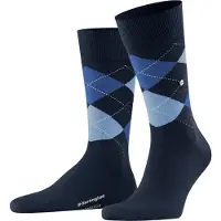 Burlington Sokken blauw gemêleerd