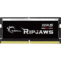 G.Skill SO-DIMM 16 GB DDR5-5600 (zwart, modelnummer F5-5600S4040A16GX1-RS, merk Ripjaws, compatibel met INTEL XMP)