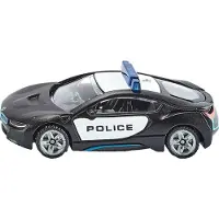 Siku Bmw I8 Us-police Politieauto 8 Cm Staal Zwart/wit (1533)