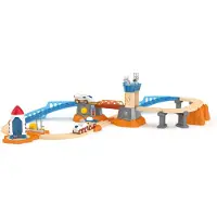 Hape Mars Launch Rail Set Oranje Kinderen