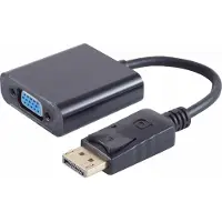 S-Impuls DisplayPort 1.2 naar VGA adapter / zwart - 0,20 meter