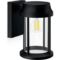Philips Bellini wandlamp rond - zwart - E27