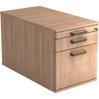 Hjh OFFICE PRO SIGNA TC20 SG - Rolcontainer Hout Walnoot met ophangsysteem Greeplijst kunststof
