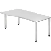 Hjh OFFICE PRO QUEO 18 S - Wit 180 x 100 Tafelhoogte I In hoogte verstelbaar