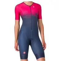 Castelli - Women's Core Tri Suit S/S - Fietspak XS, blauw