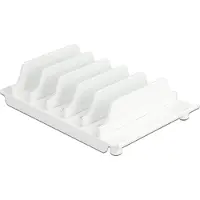 DeLOCK standaard voor 6 tablets en/of smartphones / wit