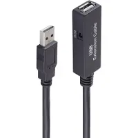 Shiverpeaks USB Verlängerung, AKTIV, USB 2.0, 480Mbps, 10,0m