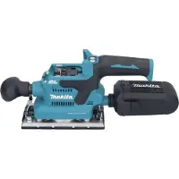 Makita DBO 382 RF1 Akku Schwingschleifer 18 V 93 x 185 mm Brushless + 1x Akku 3,0 Ah + Ladegerät