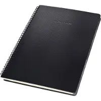 Sigel spiraal notitieboek - Conceptum - A4 - zwart - hardcover - 160 pagina's - geruit - incl. tabbladen - 80 grams papier - SI-CO840