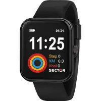 Sector S-03 Smartwatch (38.50 mm, Aluminium, Eén maat voor iedereen), Sporthorloges + Smartwatches