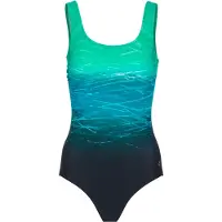 LASCANA Badpak petrol / jade groen / zwart