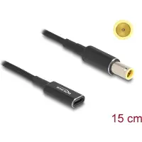 DeLOCK USB-C naar IBM en Lenovo notebook laadadapter | 7,9 x 5,5mm (met pin) | 0,15 meter