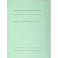Exacompta SUPER 210 Pak van 50 dossiermappen met 3 kleppen. 24x32cm - Lichtgroen - 235004E