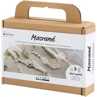 Creativ Company CC Mini Hobbyset Macramé Sleutelhangers Kristallen