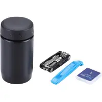 BBB Cycling CombiSet Tools & Tubes Bidonhouder - Met Gereedschapsset - Gereedschapsbidon Fiets - Zwart - Maat S - BSB-63