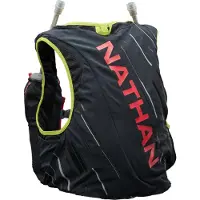 Nathan Pinnacle 4L - Hardloopbodywarmer - Dames Black / Hibiscus XXS