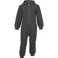 Engel - Baby-Overall mit Kapuze und Reißverschluss - Overall 74/80, grijs