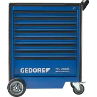 Gedore gereedschapswagen met 8 lades, modelnummer 2005 0701