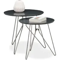Relaxdays Salontafel, Bijzettafel (48 x 64 x 44 cm)