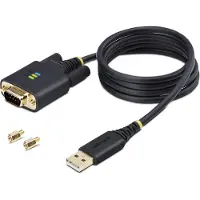 StarTech.com USB naar Serieel Adapterkabel - - 1m - DB9 RS232 - FTDI IC - ESD Bescherming Niveau 4