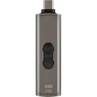 Transcend ESD330C - SSD - Versleuteld - 1 TB - Extern (draagbaar) - USB (USB-C connector) - 256-bit AES - Donkergrijsbruin