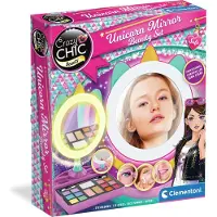 Clementoni Crazy Chic - Lichtspiegel - Make-up spiegel voor kinderen - Make-up bewaren - Vanaf 6 jaar