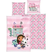 Gabby's Dollhouse Beddengoed voor kinderen, Beddengoed 80/80+135/200 cm