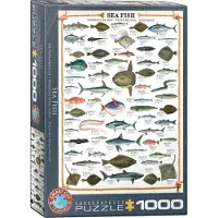 Eurographics Puzzel eurograpics sea fish 1000 stukjes
