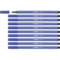Stabilo Pen 68 - Premium Viltstift - Donkerblauw - Doos 10 stuks