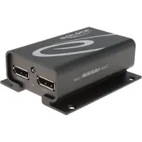 DeLOCK professionele DisplayPort schakelaar 2 naar 1 - versie 1.2 (4K 60 Hz) / zwart
