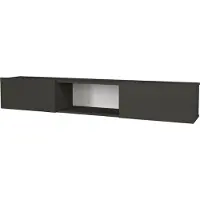 En.casa Tv-meubel Paltamo zwevend 180x31x29,5 cm antraciet