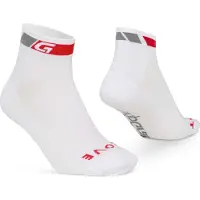 Gripgrab - Classic Low Cut Zomer Fietssokken 1 Paar Korte Coolmax Sokken - Wit - Unisex - Maat L (44-47)