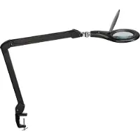 MAUL LED klemlamp MAULmakro, zwart, hoogte 50 cm MAULmakro, zwart, Werkkamer / Kantoor, Kunststof, Modern