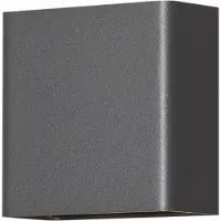 Konstsmide Wandlamp voor buiten | Chieri | Antraciet | Warm wit | 4W |
