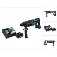 Makita Boormachine + slagboor, DHR 241 RG1 Accuboormachine 18 V 2,0 J SDS plus + 1x oplaadbare accu 6,0 Ah + lader (Oplaadbare batterij)