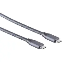 S-Impuls USB-C kabel | USB3.2 20 Gbps | PD 100W | 4K 60Hz | aluminium/nylon | 0,50 meter