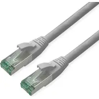 Roline RM patchkabel Cat.6A S/FTP (PiMF), grijs, 1,5 meter